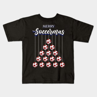 Merry Soccermas Kids T-Shirt